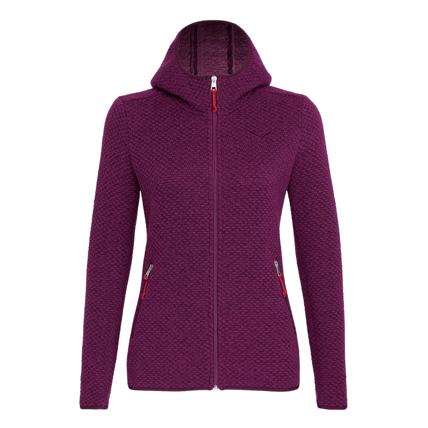 Casaco Salewa Woolen Mulher Roxo/Roxo Escuro 012JYWATP